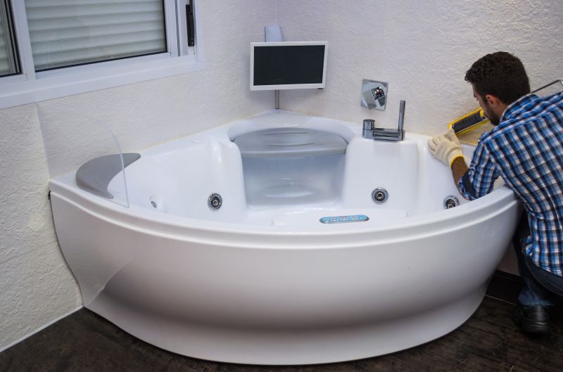 Acrylic Corner Bathtub